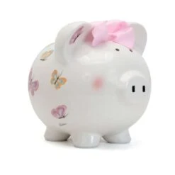 Child To Cherish Petite Papillon Piggy Bank -Baby Product Specialty Store child to cherish petite papillon piggy bankctc36891anb babyanb baby 310647