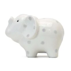 Child To Cherish White With Grey Polka Dots Elephant Bank 10 Child To Cherish White With Grey Polka Dots Elephant Bank -Baby Product Specialty Store child to cherish white with grey polka dots elephant bankctc3554gyanb babyanb baby 553445