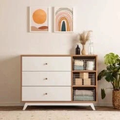 DaDaDa Central Park 3-Drawer, Two-Shelves Dresser 21 DaDaDa Central Park 3-Drawer, Two-Shelves Dresser -Baby Product Specialty Store dadada central park 3 drawer two shelves dresserdad41161anb babyanb baby 826347