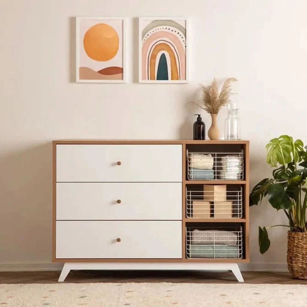 DaDaDa Central Park 3-Drawer, Two-Shelves Dresser 11 DaDaDa Central Park 3-Drawer, Two-Shelves Dresser - Image 9