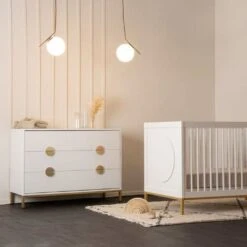 DaDaDa Chicago 3-Drawer Dresser, White / Gold 13 DaDaDa Chicago 3-Drawer Dresser, White / Gold -Baby Product Specialty Store dadada chicago 3 drawer dresser white golddad41891anb babyanb baby 352034