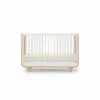 DaDaDa Jolly 3-in-1 Convertible Crib, White / Natural