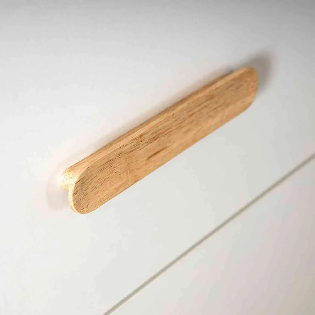 DaDaDa Lala Big 6-Drawer Dresser, White / Red Oak 4 DaDaDa Lala Big 6-Drawer Dresser, White / Red Oak - Image 2