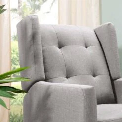 DaVinci Maddox Recliner And Swivel Glider In Misty Grey -Baby Product Specialty Store davinci maddox recliner and swivel glider in misty greydvm21287miganb babyanb baby 316272