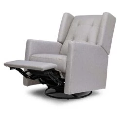 DaVinci Maddox Recliner And Swivel Glider In Misty Grey -Baby Product Specialty Store davinci maddox recliner and swivel glider in misty greydvm21287miganb babyanb baby 648268