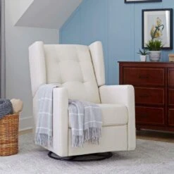 DaVinci Maddox Recliner And Swivel Glider In Misty Grey -Baby Product Specialty Store davinci maddox recliner and swivel glider in misty greydvm21287miganb babyanb baby 651280