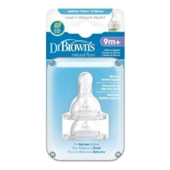 Dr. Brown's Different Level Silicone Narrow Nipple, 2-Pack -Baby Product Specialty Store dr browns different level silicone narrow nipple 2 packdb317p3anb babyanb baby 185052