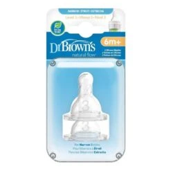 Dr. Brown's Different Level Silicone Narrow Nipple, 2-Pack -Baby Product Specialty Store dr browns different level silicone narrow nipple 2 packdb332p3anb babyanb baby 415016