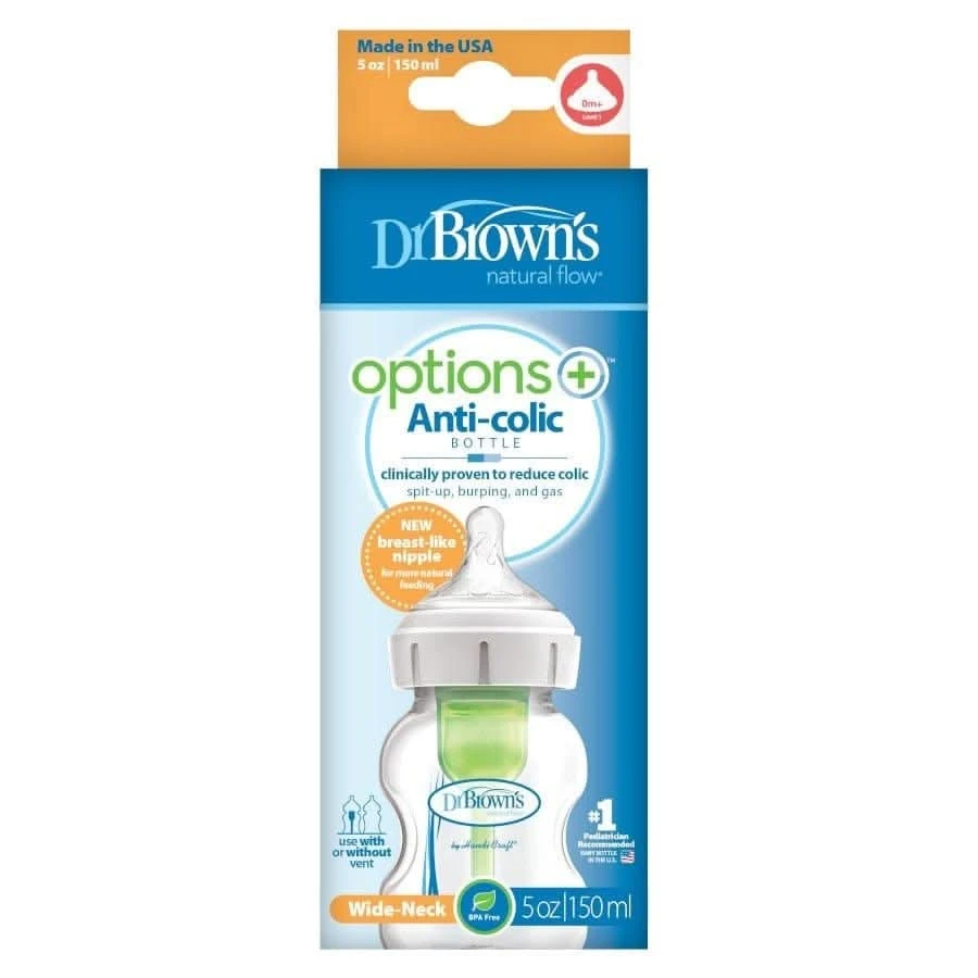 Dr. Brown's Options+ Wide-Neck Bottle, Single 4 Dr. Brown's Options+ Wide-Neck Bottle, Single - Image 2