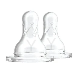 Dr. Brown's Y-Cut Silicone Narrow Nipple, 2-Pack