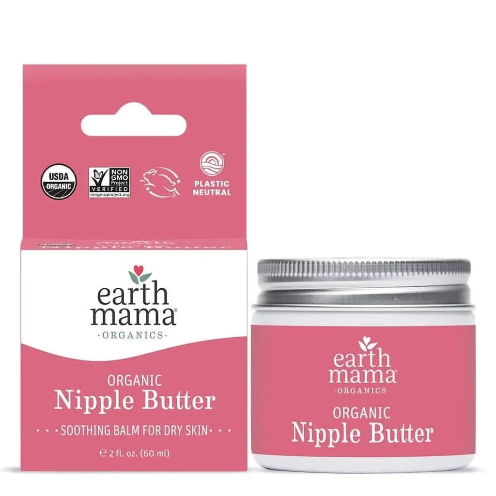 Earth Mama Organics Organic Nipple Butter, 2 Oz. 3 Earth Mama Organics Organic Nipple Butter, 2 Oz.