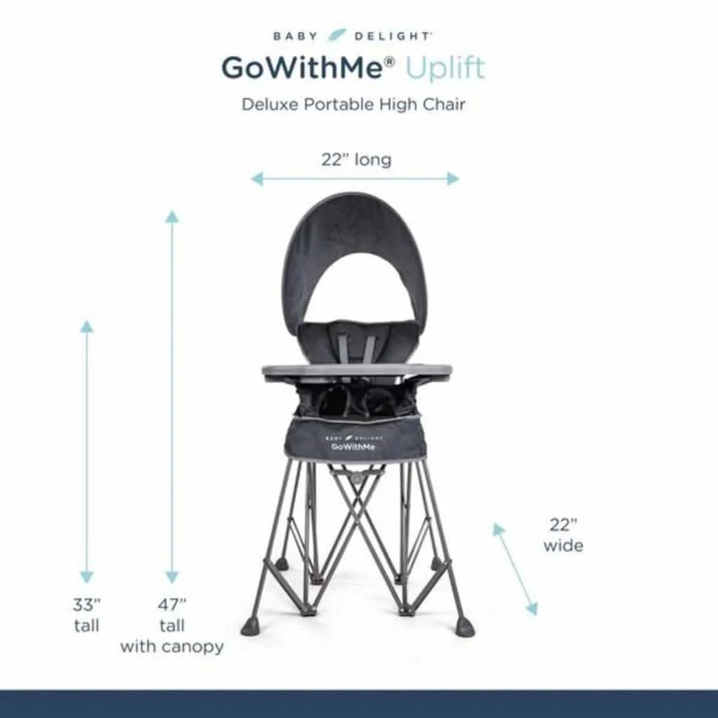 Go With Me Uplift Deluxe Portable High Chair With Canopy 5 Go With Me Uplift Deluxe Portable High Chair With Canopy - Image 3