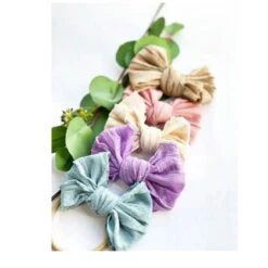 Golden Dot Lane Ruffle Frilly Petite Bow Headband 9 Golden Dot Lane Ruffle Frilly Petite Bow Headband -Baby Product Specialty Store golden dot lane ruffle frilly petite bow headbandgdlrfphblkanb babyanb baby 493082