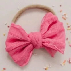 Golden Dot Lane Ruffle Frilly Petite Bow Headband 8 Golden Dot Lane Ruffle Frilly Petite Bow Headband -Baby Product Specialty Store golden dot lane ruffle frilly petite bow headbandgdlrfphblkanb babyanb baby 660952