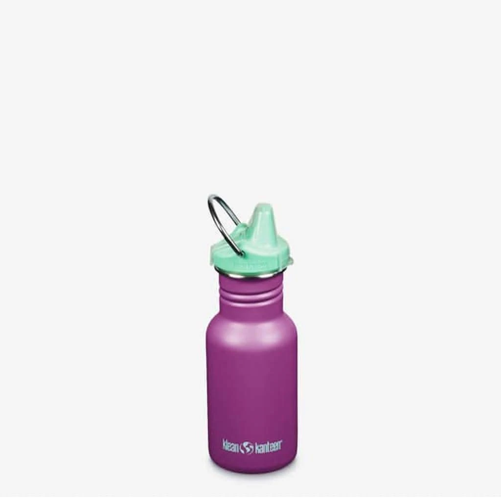 Klean Kanteen Kid's Classic Water Bottle With Sippy Cap 12 Oz. 4 Klean Kanteen Kid's Classic Water Bottle With Sippy Cap 12 Oz. - Image 2