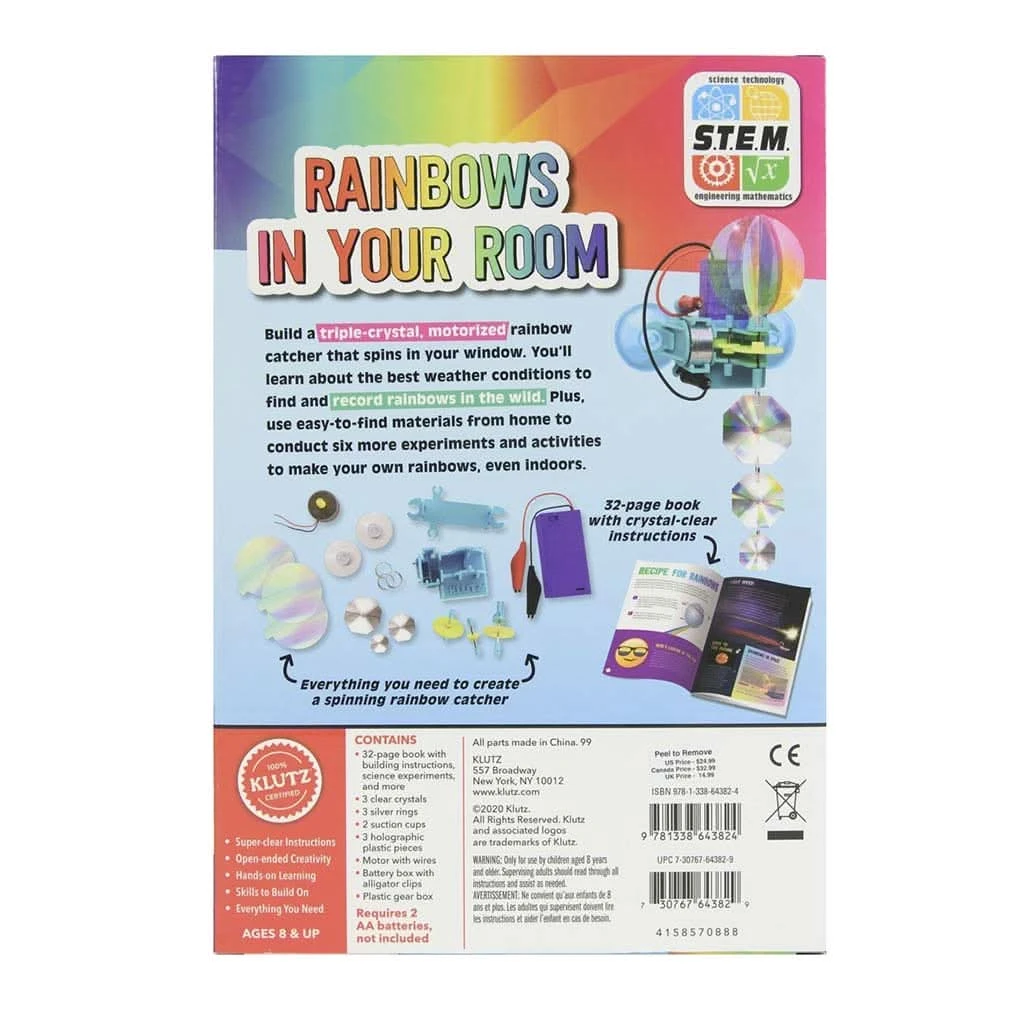 Klutz DIY Rainbow Catcher: Maker Lab STEM Kit 4 Klutz DIY Rainbow Catcher: Maker Lab STEM Kit - Image 2