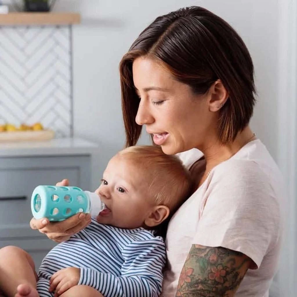 Lifefactory Stage 3 Baby Bottle Nipple For 4-Ounce And 9-Ounce, Clear, Pack Of 2 4 Lifefactory Stage 3 Baby Bottle Nipple For 4-Ounce And 9-Ounce, Clear, Pack Of 2 - Image 2