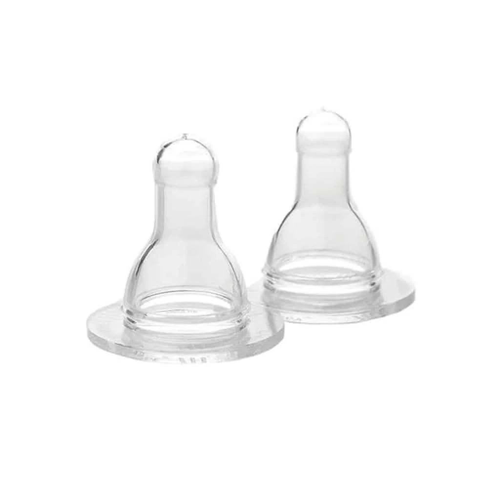 Lifefactory Stage 3 Baby Bottle Nipple For 4-Ounce And 9-Ounce, Clear, Pack Of 2 5 Lifefactory Stage 3 Baby Bottle Nipple For 4-Ounce And 9-Ounce, Clear, Pack Of 2 - Image 3