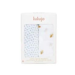 Lulujo Cotton Swaddle -Baby Product Specialty Store lulujo cotton swaddlelullj166anb babyanb baby 761561