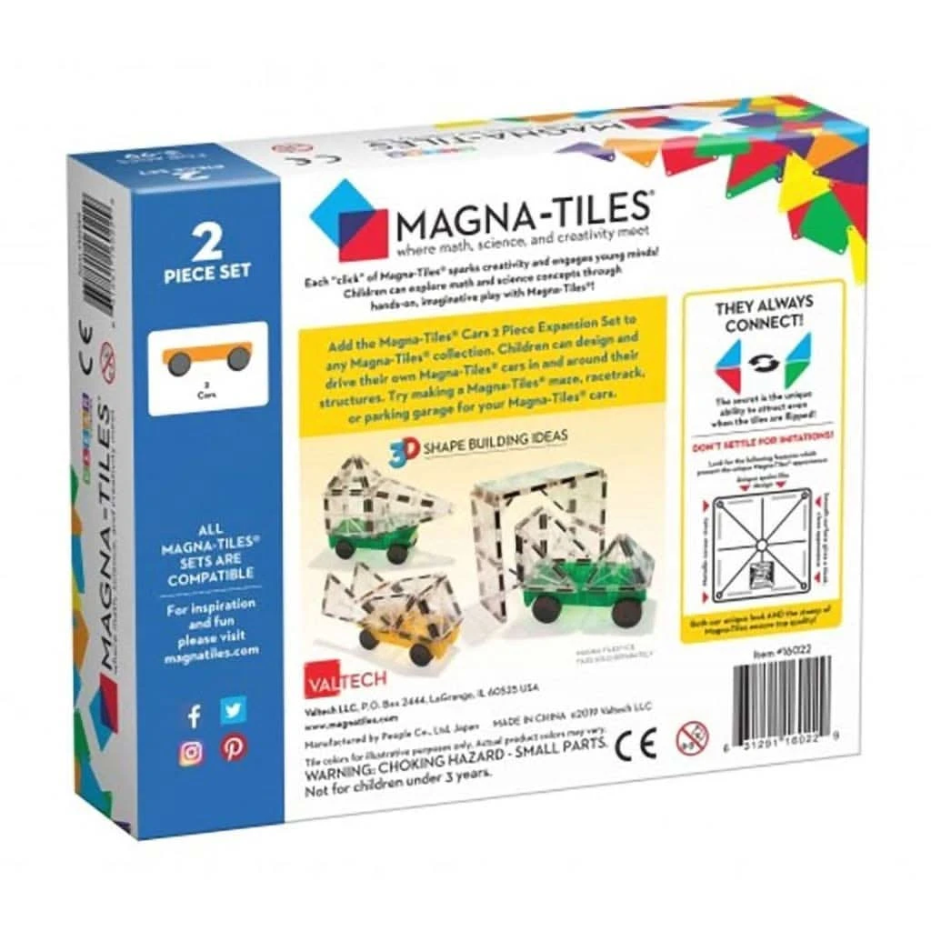 Magna-Tiles Cars 2-Piece Expansion Set 5 Magna-Tiles Cars 2-Piece Expansion Set - Image 3