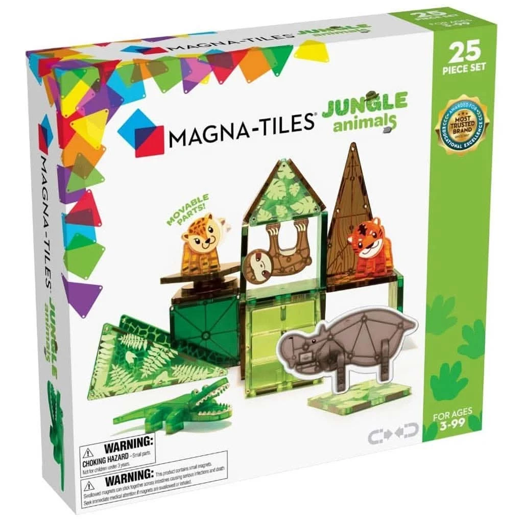 Magna-Tiles Jungle Animals, 25-Piece Set 4 Magna-Tiles Jungle Animals, 25-Piece Set - Image 2