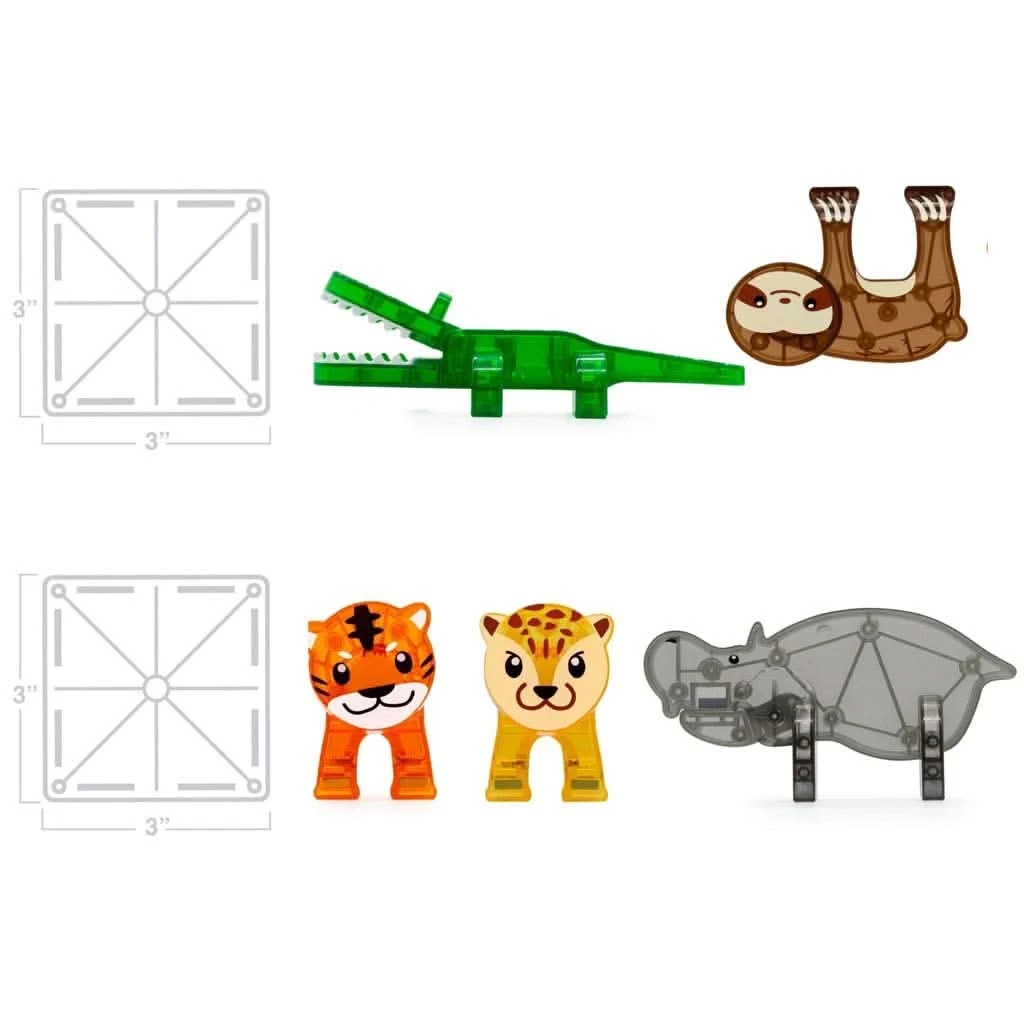 Magna-Tiles Jungle Animals, 25-Piece Set 5 Magna-Tiles Jungle Animals, 25-Piece Set - Image 3