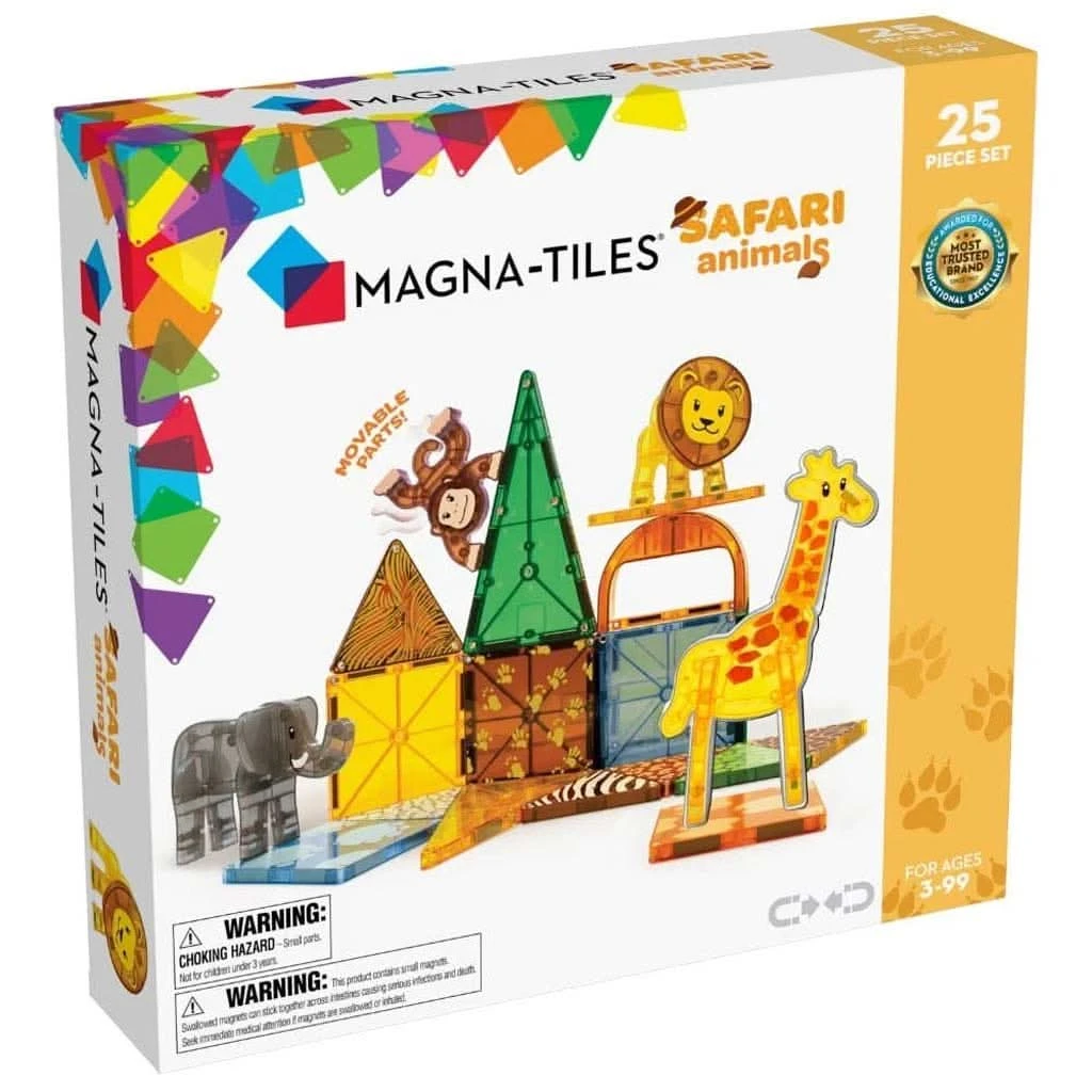 Magna-Tiles Safari Animals, 25-Piece Set 4 Magna-Tiles Safari Animals, 25-Piece Set - Image 2