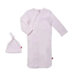 Magnetic Me Love Lines Pointelle Magnetic Gown And Hat Set, Newborn-3 Months -Baby Product Specialty Store magnetic me love lines pointelle magnetic gown and hat set newborn 3 monthsmmms14pg02cy nb3manb babyanb baby 867656
