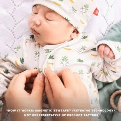 Magnetic Me Love Lines Pointelle Magnetic Gown And Hat Set, Newborn-3 Months -Baby Product Specialty Store magnetic me love lines pointelle magnetic gown and hat set newborn 3 monthsmmms14pg02sg nb3manb babyanb baby 430295