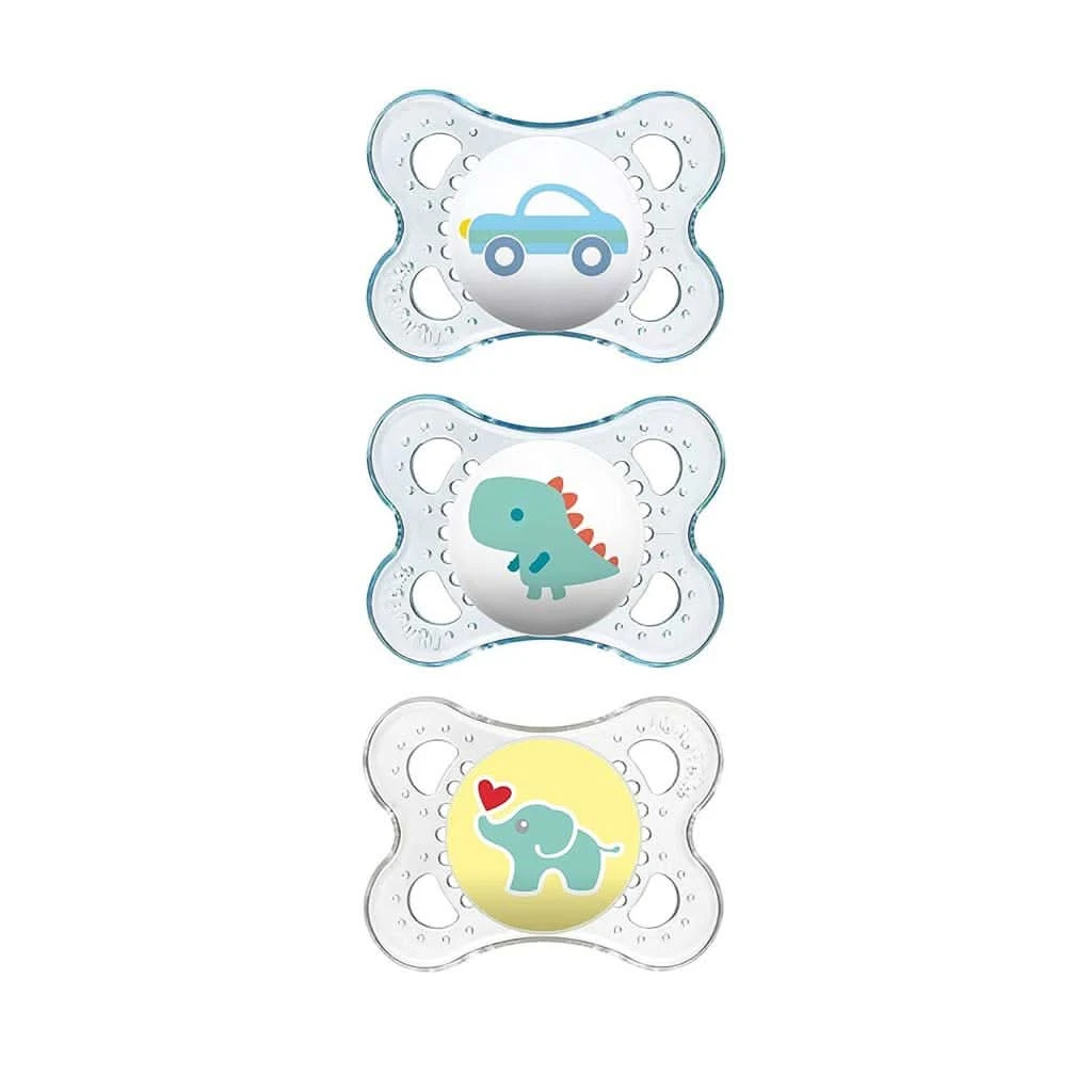 MAM Clear Collection Pacifier Value Pack Set Of 3 Pacifiers 0-6 Months 3 MAM Clear Collection Pacifier Value Pack Set Of 3 Pacifiers 0-6 Months