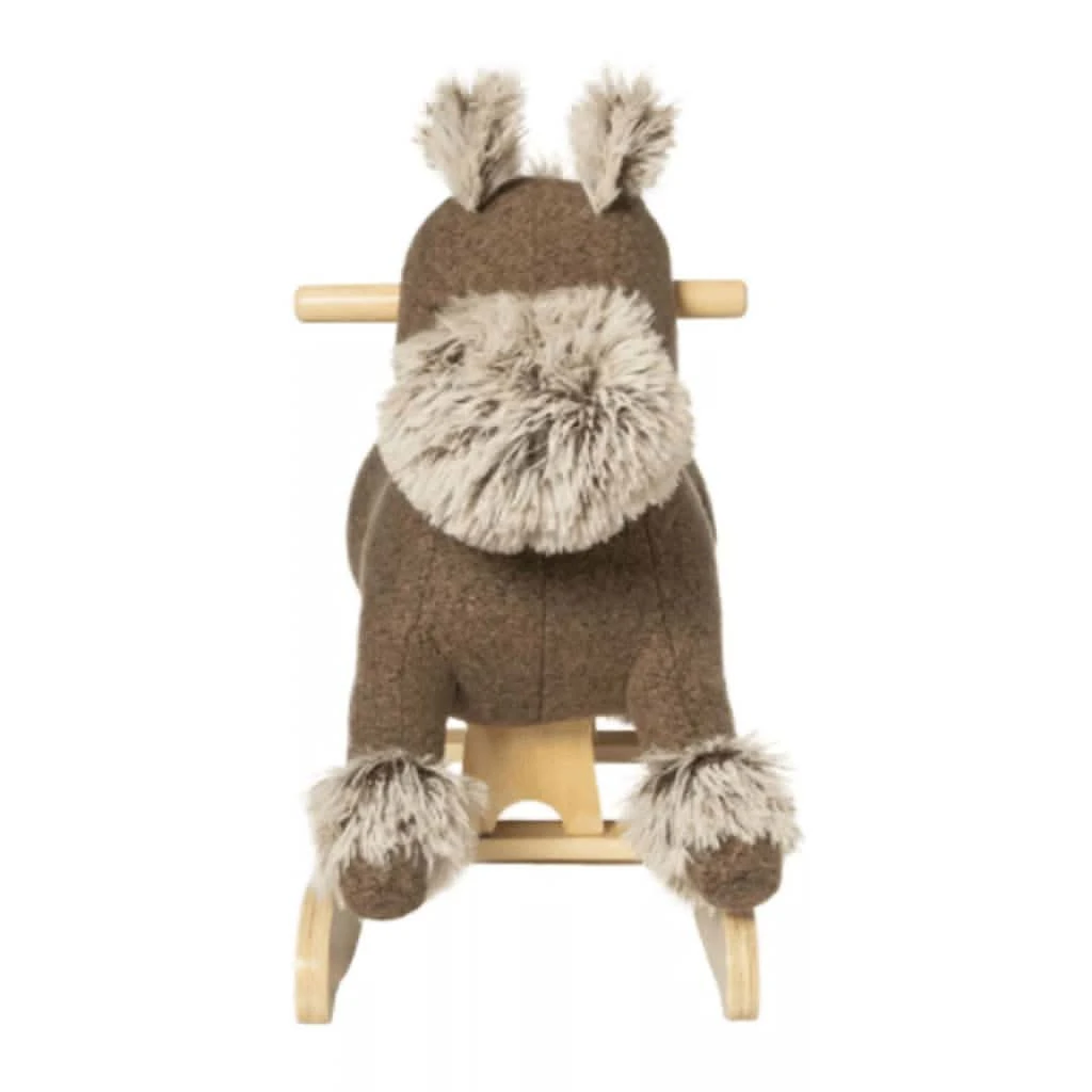 Manhattan Toy Terrier Plush Dog Wooden Rocking Toy 5 Manhattan Toy Terrier Plush Dog Wooden Rocking Toy - Image 3