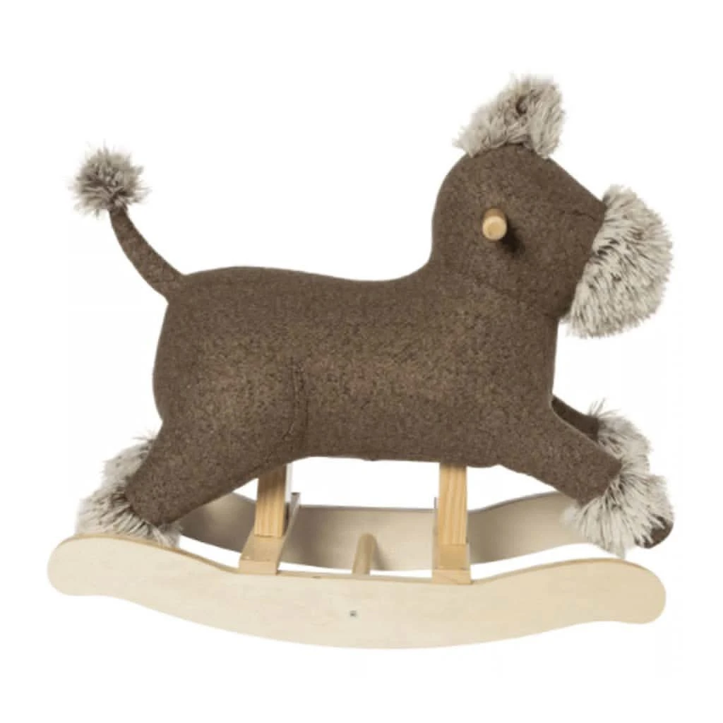 Manhattan Toy Terrier Plush Dog Wooden Rocking Toy 3 Manhattan Toy Terrier Plush Dog Wooden Rocking Toy