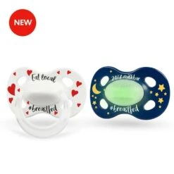 Medela Baby Day & Night Pacifier, Eat Local Design, 2 Pack
