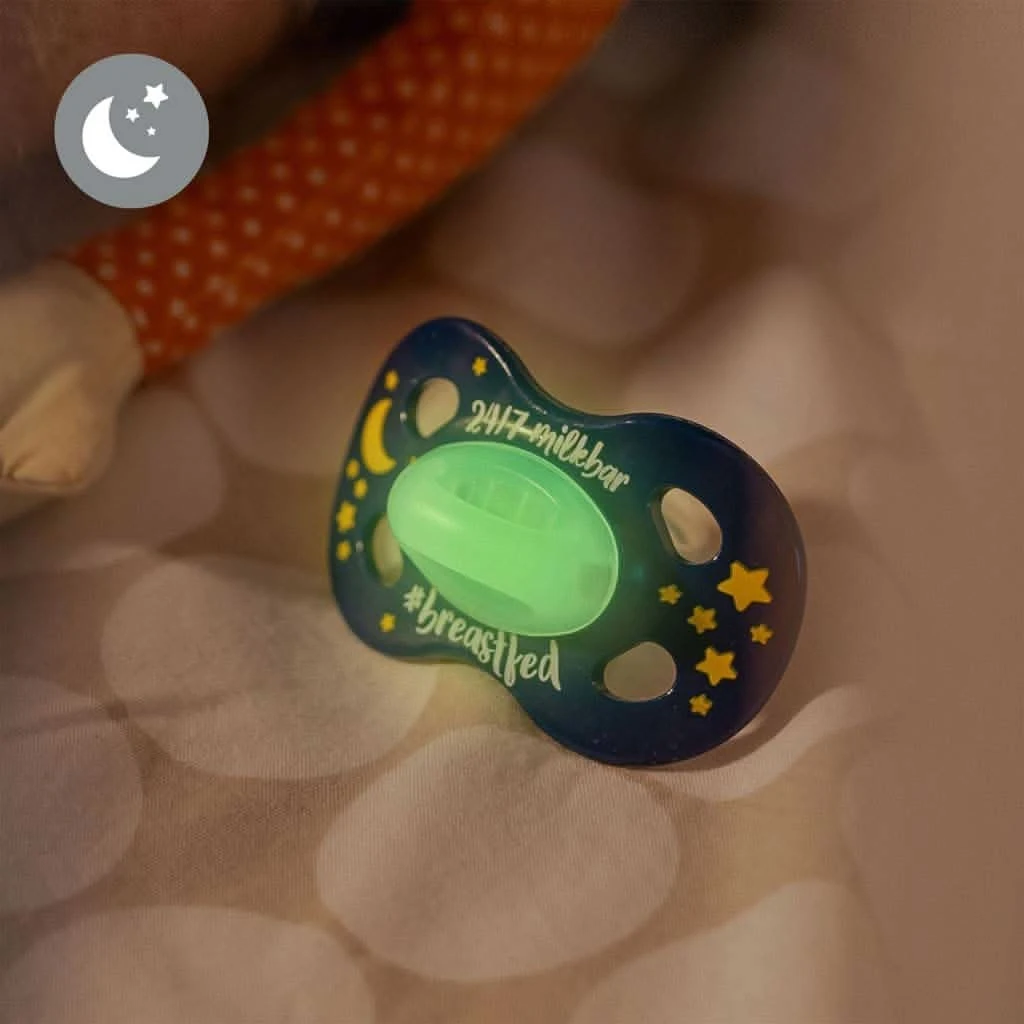 Medela Baby Day & Night Pacifier, Eat Local Design, 2 Pack 6 Medela Baby Day & Night Pacifier, Eat Local Design, 2 Pack - Image 4