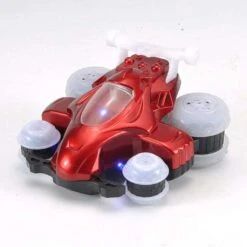 MINDSCOPE Red Hoverquad Mini Radio Control Stunt Action Light Up LED -Baby Product Specialty Store mindscope red hoverquad mini radio control stunt action light up ledmin603625730378anb babyanb baby 896882