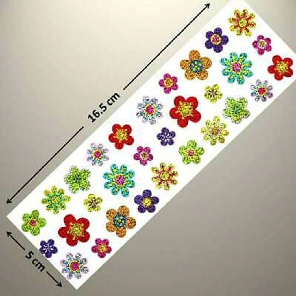 Mrs. Grossman's Strip Of Limited Edition Flower Power Stickers 4 Mrs. Grossman's Strip Of Limited Edition Flower Power Stickers - Image 2