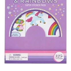 Mrs Grossman's Unicorns And Rainbows Super Sticker Pack -Baby Product Specialty Store mrs grossmans unicorns and rainbows super sticker packmg46723anb babyanb baby 432308