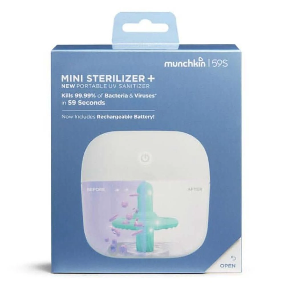 Munchkin 59S Mini Sterilizer Plus Portable UV Sanitizer With Rechargeable Battery 9 Munchkin 59S Mini Sterilizer Plus Portable UV Sanitizer With Rechargeable Battery - Image 7