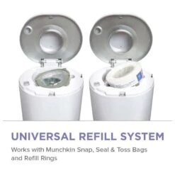 Munchkin UVC Diaper Pail, White 18 Munchkin UVC Diaper Pail, White -Baby Product Specialty Store munchkin uvc diaper pail whitemun38304anb babyanb baby 310267