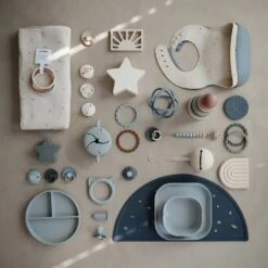 Mushie BPA-Free Non-Slip Silicone Placemat For Kids -Baby Product Specialty Store mushie bpa free non slip silicone placemat for kidsmusmpm402anb babyanb baby 316224