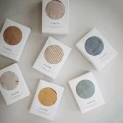 Mushie Extra Soft Muslin Crib Fitted Sheet -Baby Product Specialty Store mushie extra soft muslin crib fitted sheetmusmcs303anb babyanb baby 400439