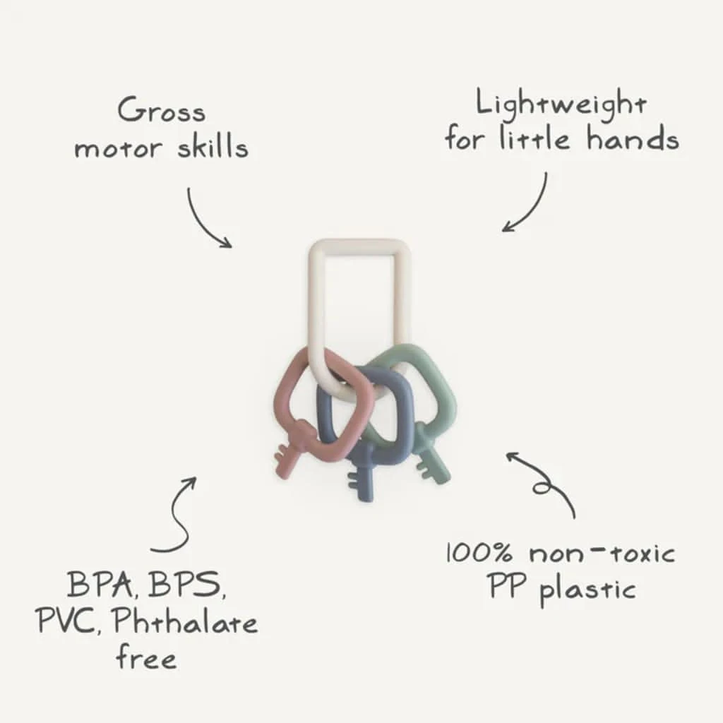 Mushie Key Toy 6 Mushie Key Toy - Image 4