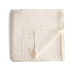 Mushie Muslin Swaddle Blanket -Baby Product Specialty Store mushie muslin swaddle blanketmusms224anb babyanb baby 545840