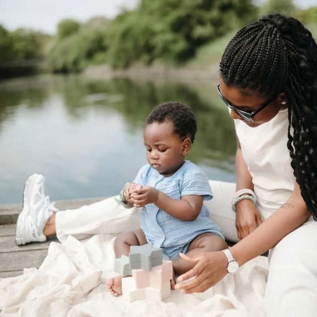 Mushie Nesting Stars Toy 4 Mushie Nesting Stars Toy - Image 2