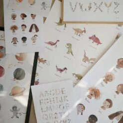 Mushie Posters 11 X 17 -Baby Product Specialty Store mushie posters 11 x 17musaps1002anb babyanb baby 177213