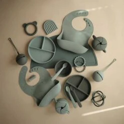 Mushie Silicone Pacifier Holder Case -Baby Product Specialty Store mushie silicone pacifier holder case cambridge bluemusspc2006 anbanb babyanb baby 363664