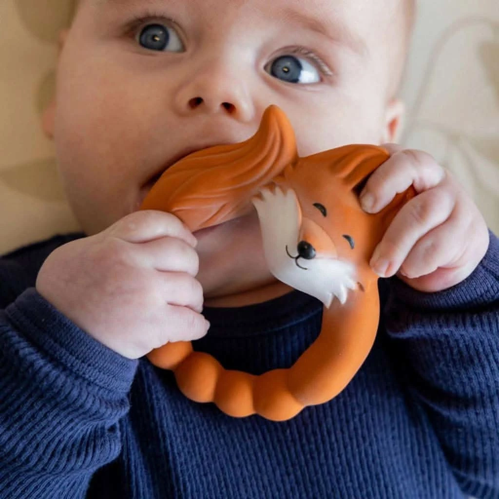 Natruba Fox Teether, Orange 4 Natruba Fox Teether, Orange - Image 2