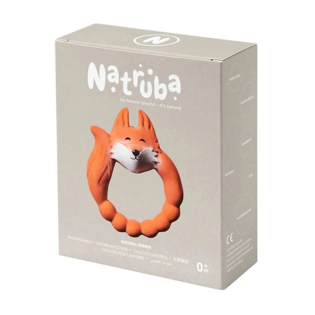Natruba Fox Teether, Orange 6 Natruba Fox Teether, Orange - Image 4