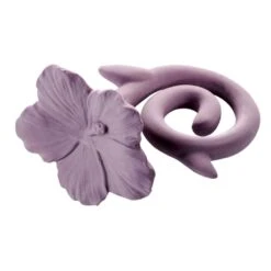 Natruba Hawaii Flower Teether, Purple