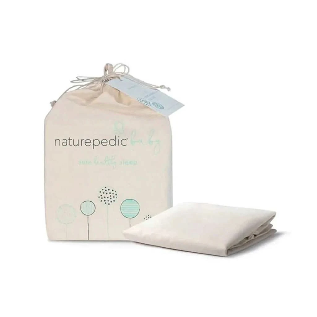 Naturepedic Breathable Organic Cotton Fitted Waterproof Crib Pad 3 Naturepedic Breathable Organic Cotton Fitted Waterproof Crib Pad